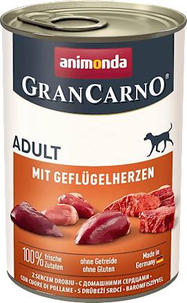 Храна за пораснали кучета с птичи сърца animonda