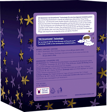 Geschenkset Aroma-Pflegeset All you need is sleep Dresdner Essenz