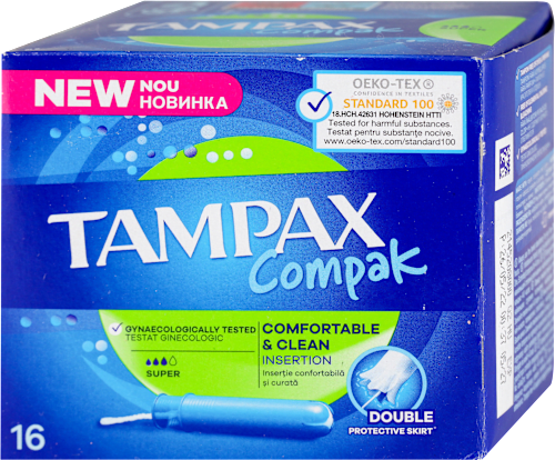 Compak SUPER, tamponi Tampax