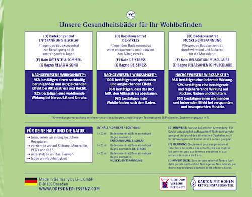 Geschenkset Badekonzentrate 3tlg Dresdner Essenz