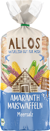 Maiswaffeln Amaranth Meersalz ALLOS