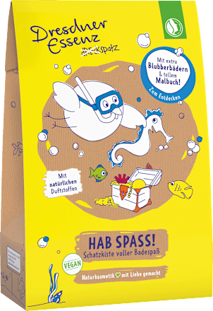 Kinder Badezusatz Geschenk-Set Hab Spass! 5tlg. Dresdner Essenz Dreckspatz
