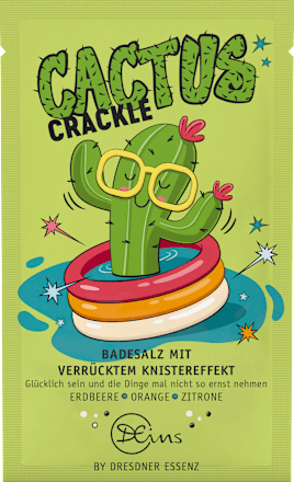Badesalz Cactus Crackle mit Knistereffekt DEins