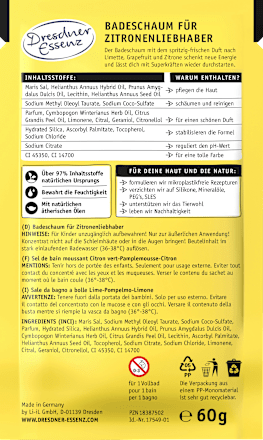Schaumbad Lemon Squeezy DEins