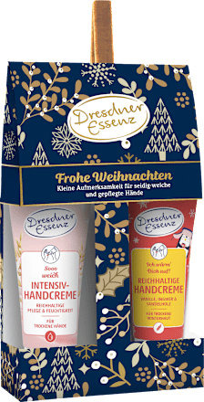 Geschenkset Frohe Weihnachten Handcreme Dresdner Essenz