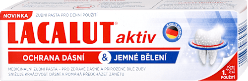 zubní pasta Aktiv Ochrana dásní & Jemné bělení Lacalut