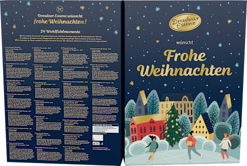 Adventskalender 2023, 24 Wohlfühlmomente Dresdner Essenz