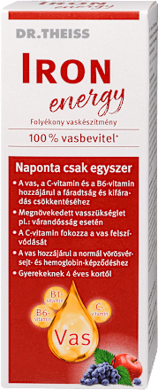 Iron energy vassal és vitaminokkal DR.THEISS