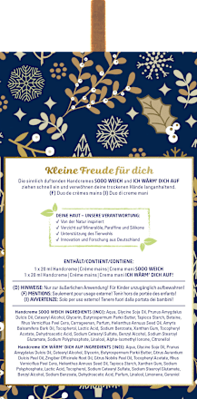Geschenkset Handcreme "Frohe Weihnachten" 2tlg Dresdner Essenz