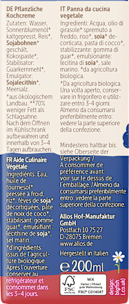 Kochcreme, Ohne Muhhh Cuisine ALLOS