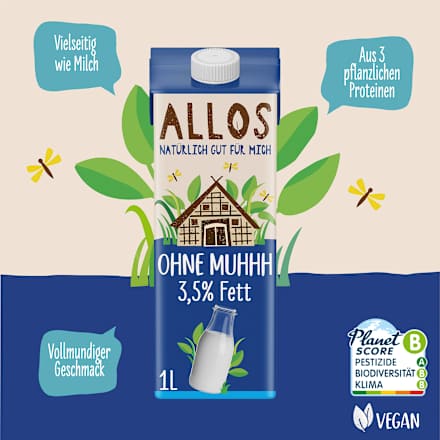 Pflanzendrink Ohne Muhhh 3,5 % Fett ALLOS