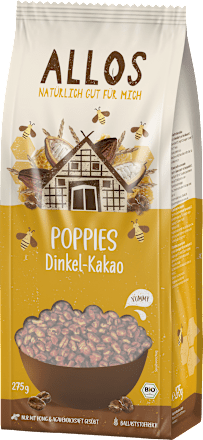 Müsli, Poppies Dinkel-Kakao ALLOS