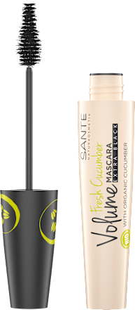 Mascara Fresh Cucumber Volume Extra Black Santé naturally.