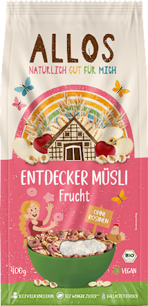 Müsli, Entdecker Frucht ALLOS