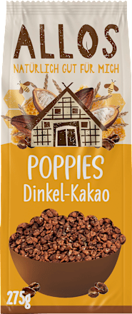 Müsli, Poppies Dinkel-Kakao ALLOS