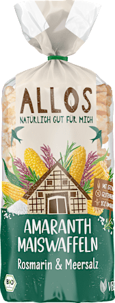 Amaranth Maiswaffeln Rosmarin & Meersalz ALLOS