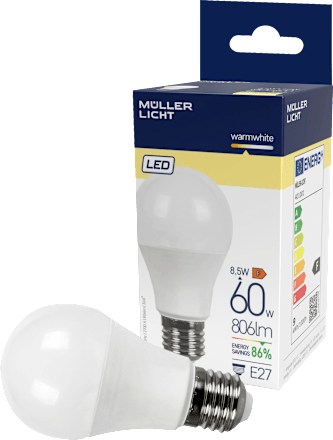 LED Glühbirne E27 60W Müller Licht
