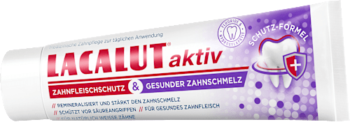 Zahnpasta aktiv Zahnfleischschutz & Gesunder Zahnschmelz  Lacalut
