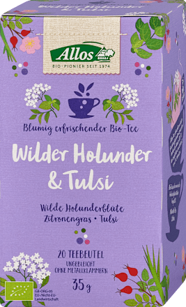 Früchtetee Holunder & Tulsi ALLOS