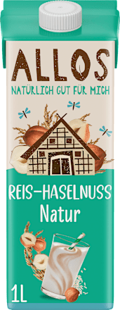 Pflanzendrink Reis Haselnuss ungesüßt ALLOS