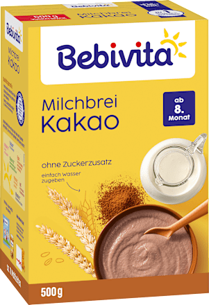 Milchbrei Kakao ab dem 8. Monat Bebivita
