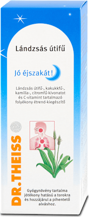 Lándzsás útifű Jó éjszakát folyékony étrend-kiegészítő DR.THEISS