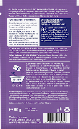 Badesalz Entspannung & Schlaf Dresdner Essenz