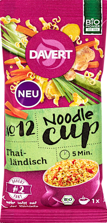 Fertiggericht Noodle Cup Thailändisch Davert