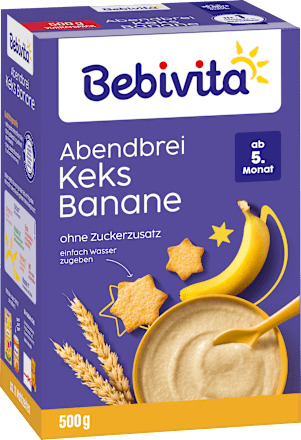 Abendbrei Keks Banane, ab dem 5. Monat Bebivita
