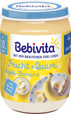 Frucht & Quark Apfel-Banane ab 10. Monat Bebivita