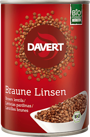 Braune Linsen Davert