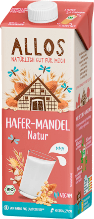 Pflanzendrink, Hafer-Mandel Natur ALLOS