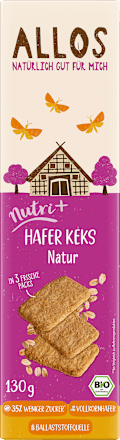 Haferkekse Nutri+ Natur ALLOS