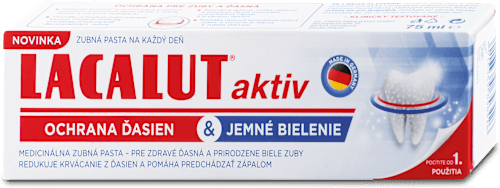 Zubná pasta aktiv jemné bielenie LACALUT