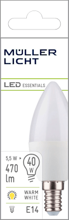 LED Kerze 5,5W E14 Müller Licht