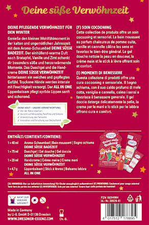 Geschenkset "Wellness Für Zuhause" 4tlg Dresdner Essenz