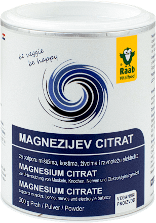 Magnezijev citrat u prahu Raab