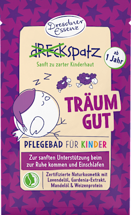 Badezusatz Pflegebad Kinder Träum gut  Dresdner Essenz Dreckspatz