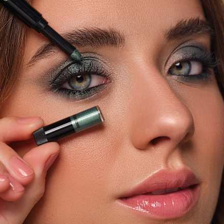 Puderlidschatten-Patronen für den Eye Designer Applicator 49 Shiny Moss Green ARTDECO