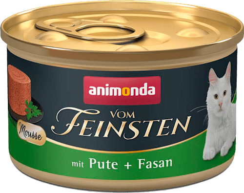 Мус за котки с пуешко и фазан animonda