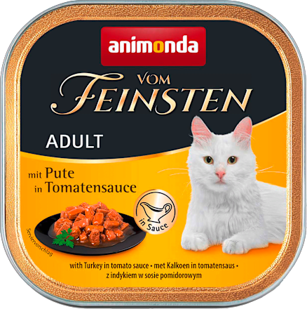 Пастет за котки Пуешко в доматен сос animonda