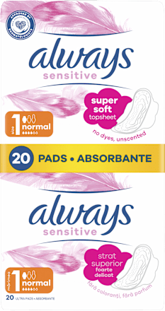 Podpaski Ultra Sensitive Normal Duo  always
