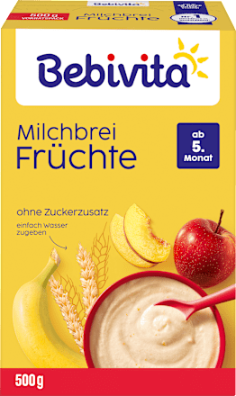 Milchbrei Früchte ab dem 5. Monat Bebivita