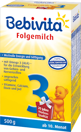 Folgemilch 3 ab 10. Monat Bebivita