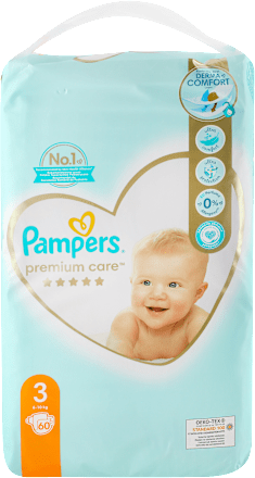 Pelene, veličina 3 (6 - 10 kg) Pampers premium care