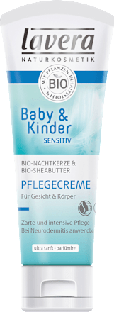 Pflegecreme für Gesicht & Körper Baby & Kinder Sensitiv  lavera NATURKOSMETIK