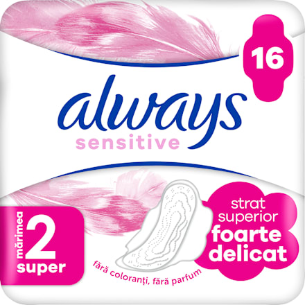 Sensitive absorbante Super Plus mărimea 2 always
