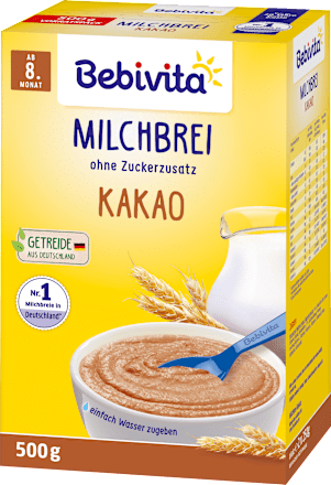 Milchbrei Kakao ab dem 8. Monat Bebivita