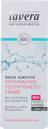 Gesichtscreme Basis Sensitiv Reichhaltig lavera NATURKOSMETIK
