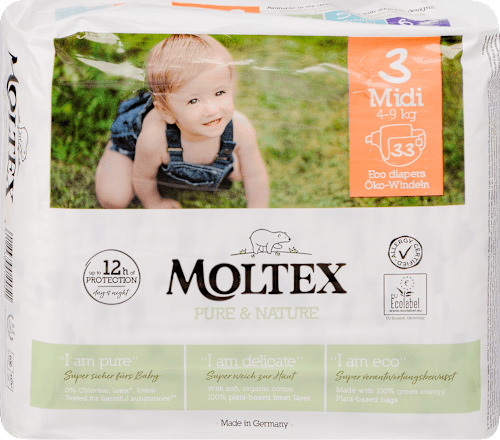 Öko pelenka 4-9 kg Moltex